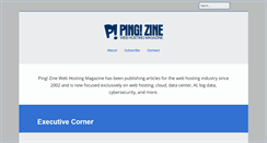 Desktop Screenshot of pingzine.com